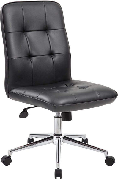Boss Modern Office Chair [B330-BK] Boss Office Products Black Home Office Chair B330-BK