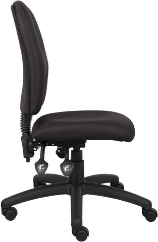 Boss Multi-Function Fabric Task Chair [B3035-BK] Boss Office Products Task Chair