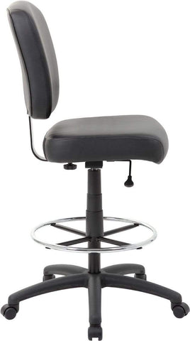 Boss Oversized Drafting Stool [B1680-BK] Boss Office Products Drafting Chair B1680-BK