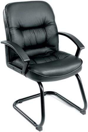 Boss Sled Base Guest Chair [B7309] Boss Office Products Guest Chair B7309