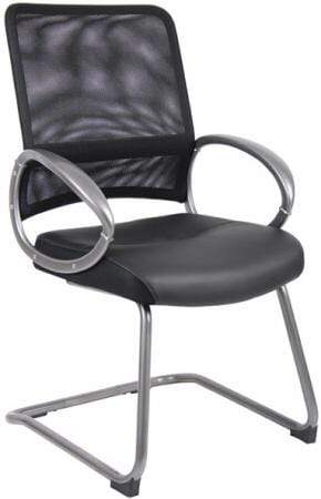 Boss Sled Base Mesh Guest Chair [B6409] Boss Office Products Mesh Chair B6409