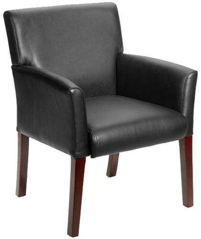 Box Arm Reception Room Chair [B619] Boss Office Products Guest Chair B619