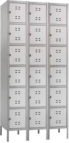 Box Locker 3 Column [5527] Safco Gray Office Lockers 5527GR