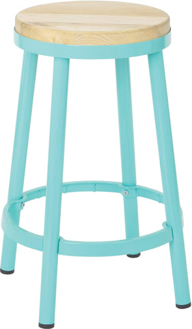 Bristow 26" Metal Backless Counter Stool, Finish Frame [BRW3226] Office Star Mint Stool BRW3226-16