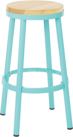 Bristow 30" Metal Backless Bar Stool, Finish Frame [BRW3230] Office Star Mint Stool BRW3230-16
