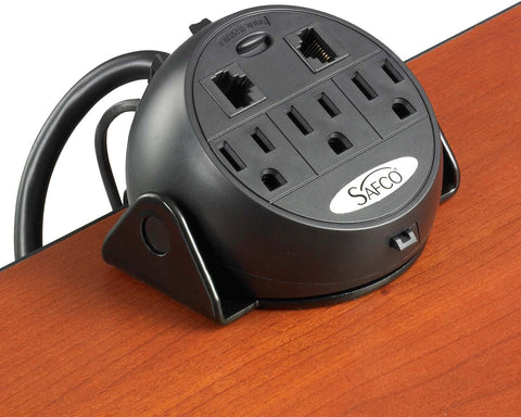 Clamp-On Power Module For Rumba™ and Impromptu® Tables [2059BL] Safco Office Table Accessories 2059BL