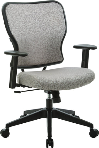 Deluxe Latte Fabric 2 to 1 Height Adjustable Chair [213-J] Office Star Latte Executive Chair 213-J11N1W