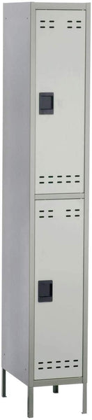 Double Tier Locker [5523] Safco Gray Office Lockers 5523GR