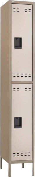 Double Tier Locker [5523] Safco Tan Office Lockers 5523TN