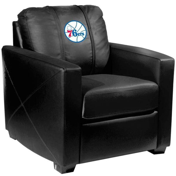 Dreamseat Club Chair with NBA Team Logo Dreamseat Philadelphia 76ers Secondary PSNBA32011 Club Chair XZ7759002CHCDBK-PSNBA32011