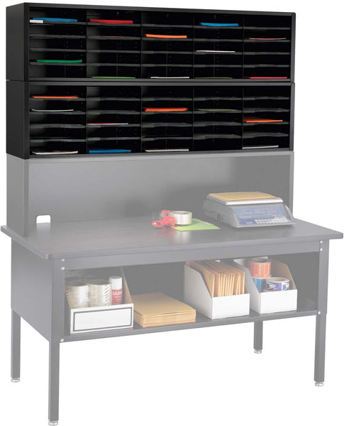 E-Z Sort® Sorter Module Mailroom [7751] Safco Black Mailroom Organizer 7751BL