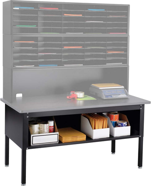 E-Z Sort® Sorting Table Mailroom [7749] Safco Black Mailroom Organizer 7749BL