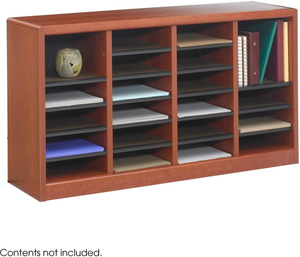 EZ Stor® Wood Literature Organizer 24 Compartments [9311] Office