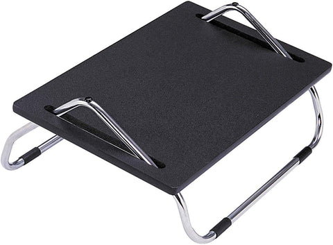 Ergo-Comfort® Adjustable Footrest 8"H Black / Silver Base Set of 4 [2106] Safco Footrest 2106