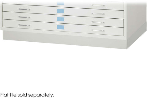 Facil Flat File Closed Base Medium Light Gray [4973LG] Safco Flat File 4973LG