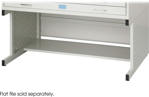 Facil Flat File High Base Medium Light Gray [4974LG] Safco Flat File 4974LG