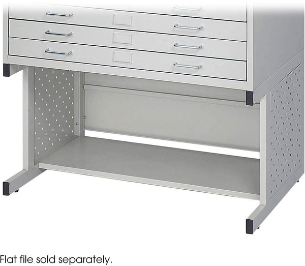 Facil Flat File High Base Small Light Gray [4971LG] Safco Flat File 4971LG