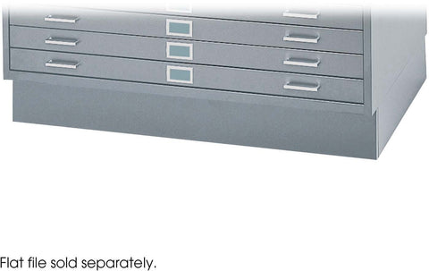 Flat File Closed Base for 4996 and 4986 Steel [4997] Safco Gray Flat File 4997GRR