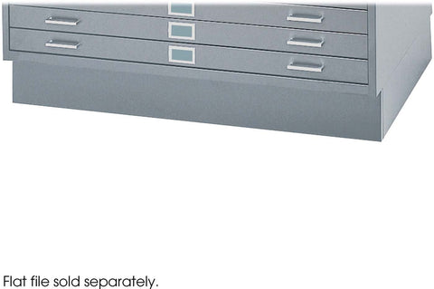 Flat File Closed Base for 4998 Steel [4999] Safco Gray Flat File 4999GRR