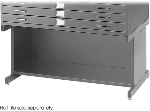 Flat File High Base for 4994 Steel [4975] Safco Gray Flat File 4975GR