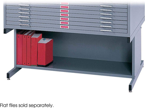 Flat File High Base for 4996 and 4986 Steel [4977] Safco Gray Flat File 4977GR