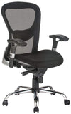 Harwick Deluxe Ergonomic Mesh Office Chair [3052] Harwick Black / Included - No Additional Charge / Standard Rolling Casters - Included Mesh Chair 3052