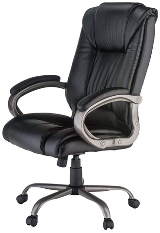Harwick Extra Wide Big & Tall Leather Office Chair [8229] Harwick Black Big & Tall Chairs 8229