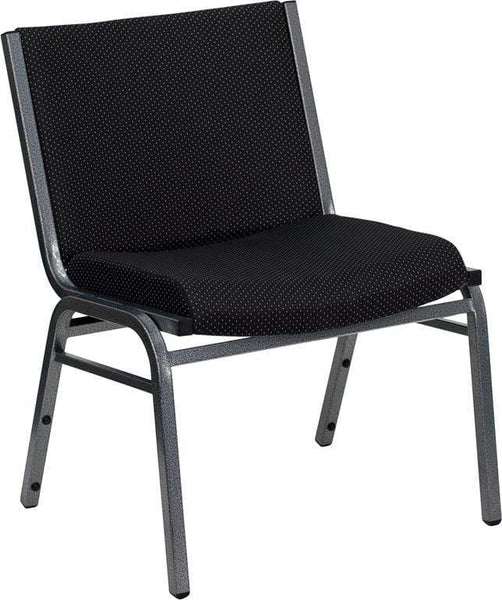Hercules 1000 LB Capacity Stacking Chair [XU-60555-BK-GG] Flash Furniture Black Stacking Chair XU-60555-BK-GG