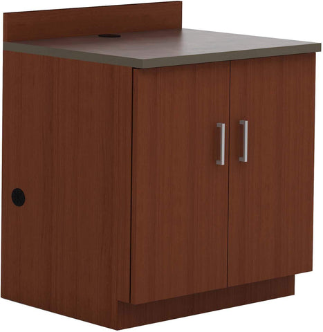 Hospitality 2 Door Base Cabinet [1702] Safco Mahogany Storage Unit 1702MH