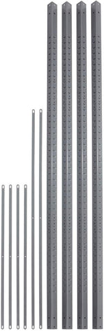 Industrial Stell Shelving Post Pack Set of 4 [6256] Safco Shelving 6256