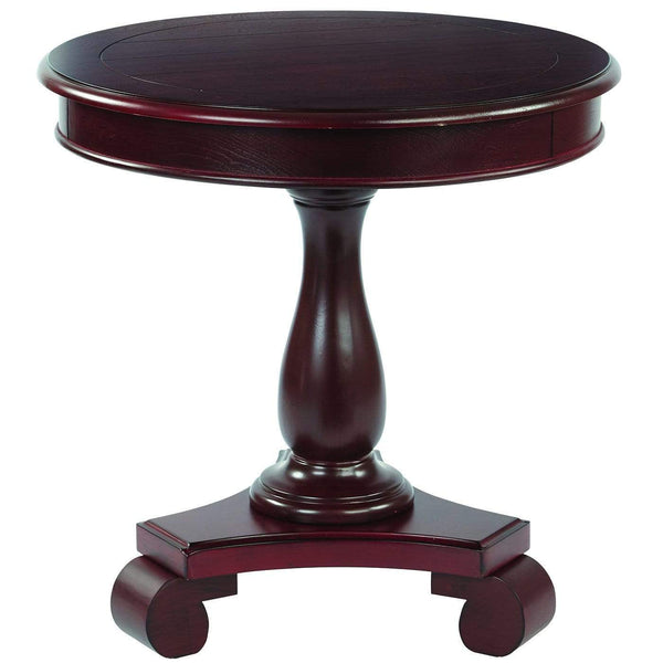 Inspired by Bassett Avalon Round Accent Table [BP-AVLAT] Office Star Vintage Wine Accent Table BP-AVLAT-AC12