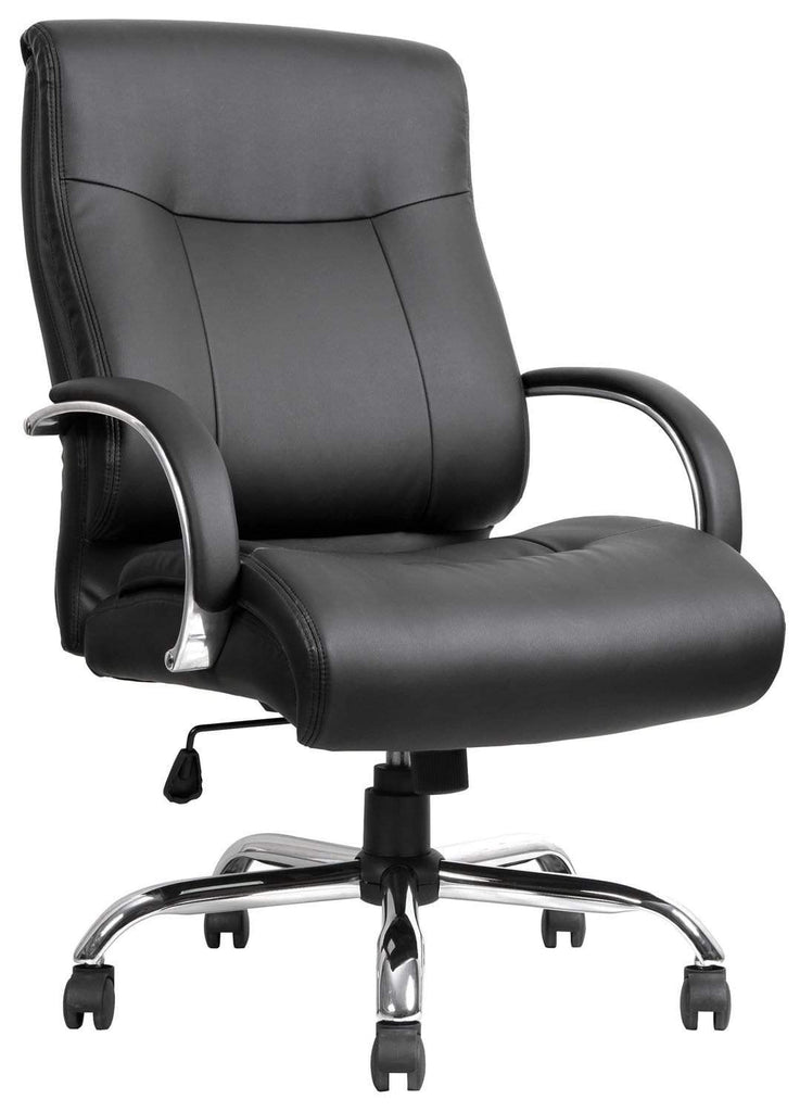 Lorell Deluxe Big and Tall Leather Office Chair [LLR40206] – Office Chairs  Unlimited – Free Shipping!