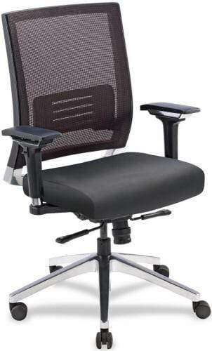 Lorell Mesh Back Office Chair with Leather Seat [90041] – Office Chairs  Unlimited – Free Shipping!