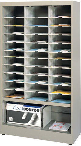 Mayline 36"x65" Cabinet 33 Pockets Pebble Gray [3665ND109] Mayline Document Storage 3665ND109