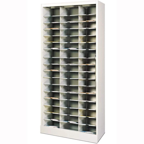 Mayline 36"x80" Cabinet 42 Pockets Pebble Gray [3680ND109] Mayline Document Storage 3680ND109