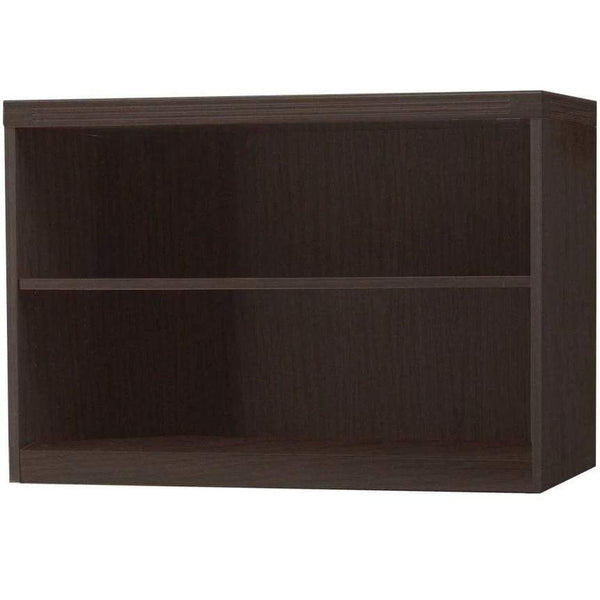 Mayline Aberdeen 2 Shelf Bookcase in Laminate [AB2S36] Mayline Mocha Bookcase AB2S36LDC