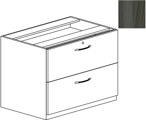 Mayline Aberdeen 36" Credenza Lateral File [ACLF36] Mayline Gray Steel Lateral File ACLF36LGS