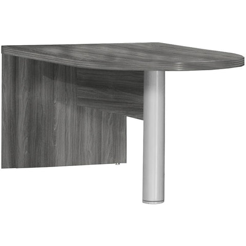 Mayline Aberdeen 72" Freestanding Peninsula [APT7236] Mayline Gray Steel Desk APT7236LGS