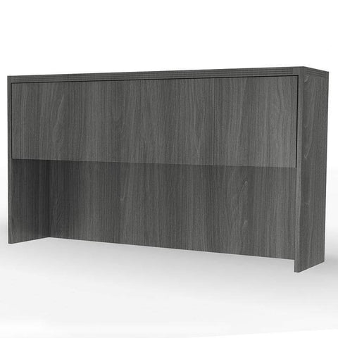 Mayline Aberdeen 72" Hutch with Wood Doors [AHW72] Mayline Gray Steel Hutch AHW72LGS