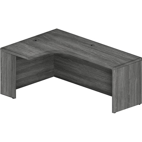Mayline Aberdeen 72" Left Extended Corner Table [AEC72L] Mayline Gray Steel Desk AEC72LLGS