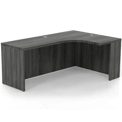 Mayline Aberdeen 72" Right Extended Corner Table [AEC72R] Mayline Gray Steel Desk AEC72RLGS