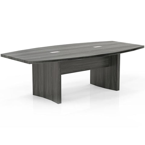 Mayline Aberdeen 8' Conference Table, Boat [ACTB8] Mayline Gray Steel Conference Table ACTB8LGS