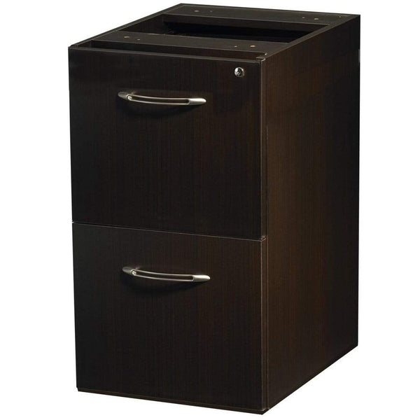 Mayline Aberdeen Credenza FF Pedestal [AFF20] Mayline Mocha Credenza AFF20LDC