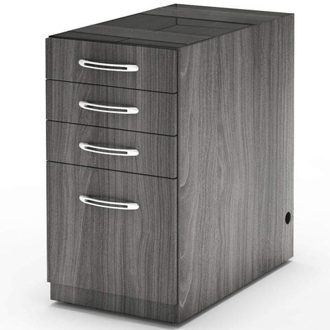 Mayline Aberdeen Desk PBBF Pedestal [APBBF26] Mayline Gray Steel Desk APBBF26LGS