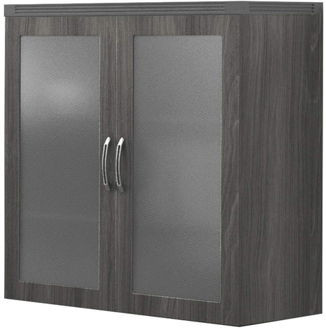 Mayline Aberdeen Glass Display Cabinet [AGDC] Mayline Gray Steel Display Cabinet AGDCLGS