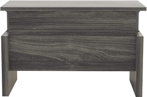 Mayline Aberdeen Height-Adjustable Desk, Conference Front Top & Base, 72"W [ARDH7236] Mayline Gray Steel Desk ARDH7236LGS