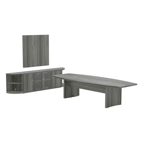 Mayline Aberdeen® Series Suite 39 [AT39LGS] Mayline Gray Steel Office Set AT39LGS