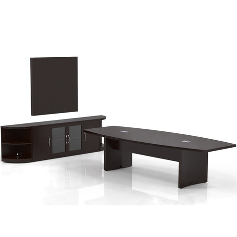 Mayline Aberdeen® Series Suite 39 [AT39LGS] Mayline Mocha Office Set AT39LDC