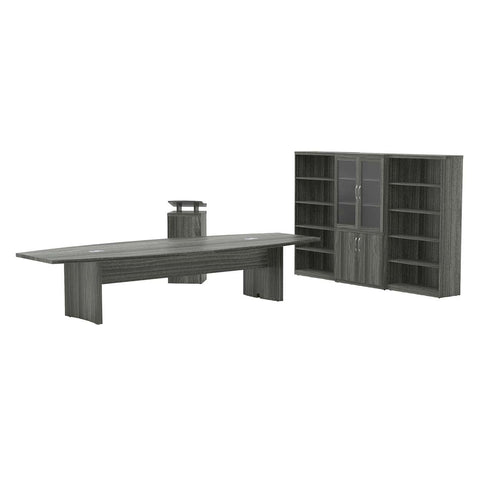 Mayline Aberdeen® Series Suite 40 [AT40LGS] Mayline Gray Steel Office Set AT40LGS