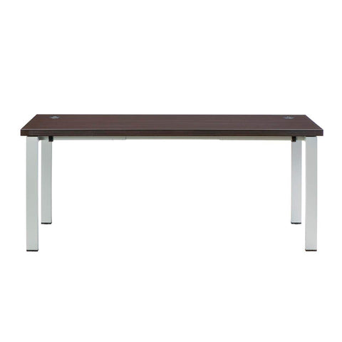 Mayline Aberdeen® Table Desk with Straight Top [ABTDS72] Mayline Mocha Table Desks ABTDS72LDC